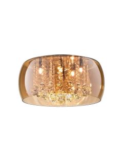 Vidro para Reposição do Pendente Soho Âmbar 50cm - Bella Iluminação - PD001AMVD - "SOMENTE VIDRO"
