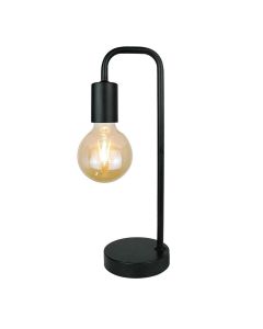 Abajur Luminária de Mesa em Metal Preto - Premier - T16089ABLACK